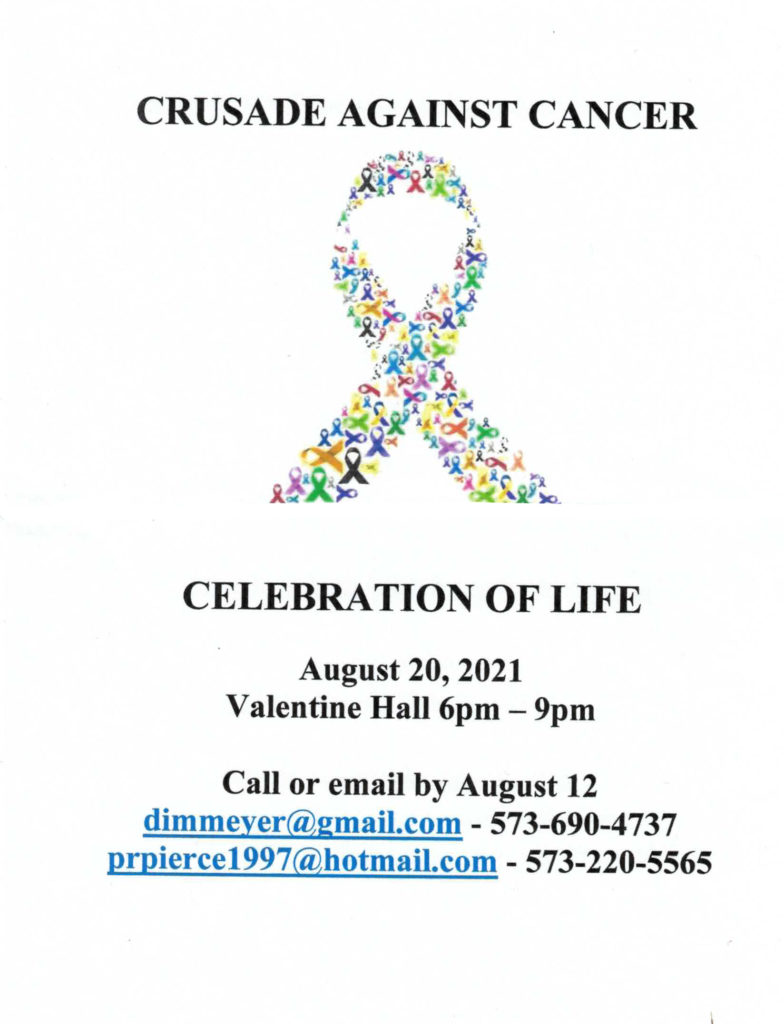 Hermann Crusade Against Cancer Celebration of Life